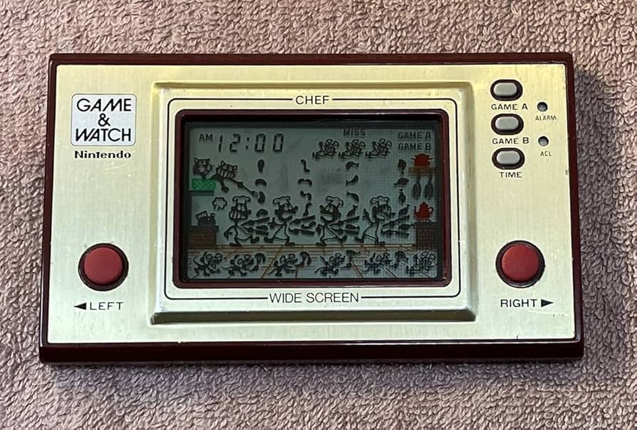 ゲームウォッチ　シェフ 第12作】 FP-24 シェフ - どこでもGAME&WATCH ～ゲームウオッチ
